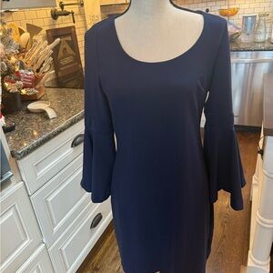 Boston Proper Navy Blue Women's Dress Size Small